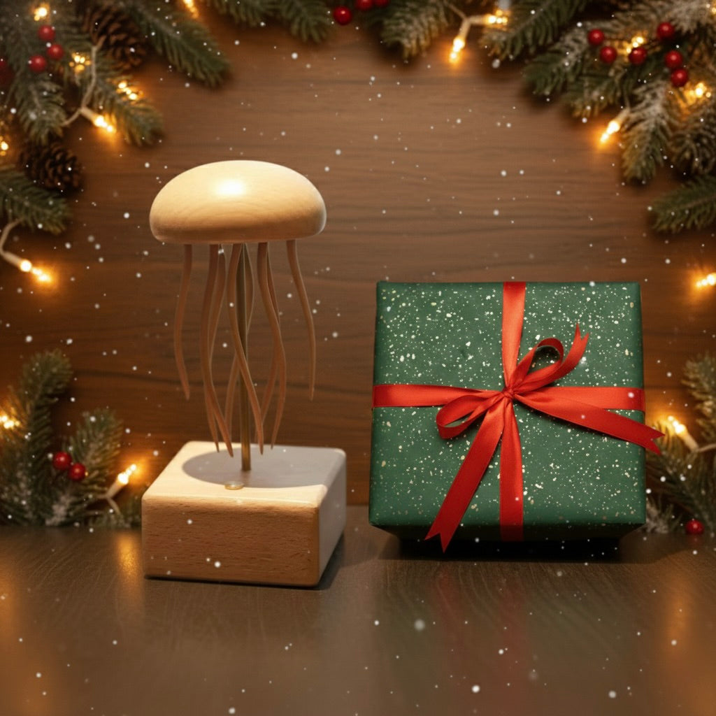WoodlandGoods Jellyfish Automaton | Gift presentation