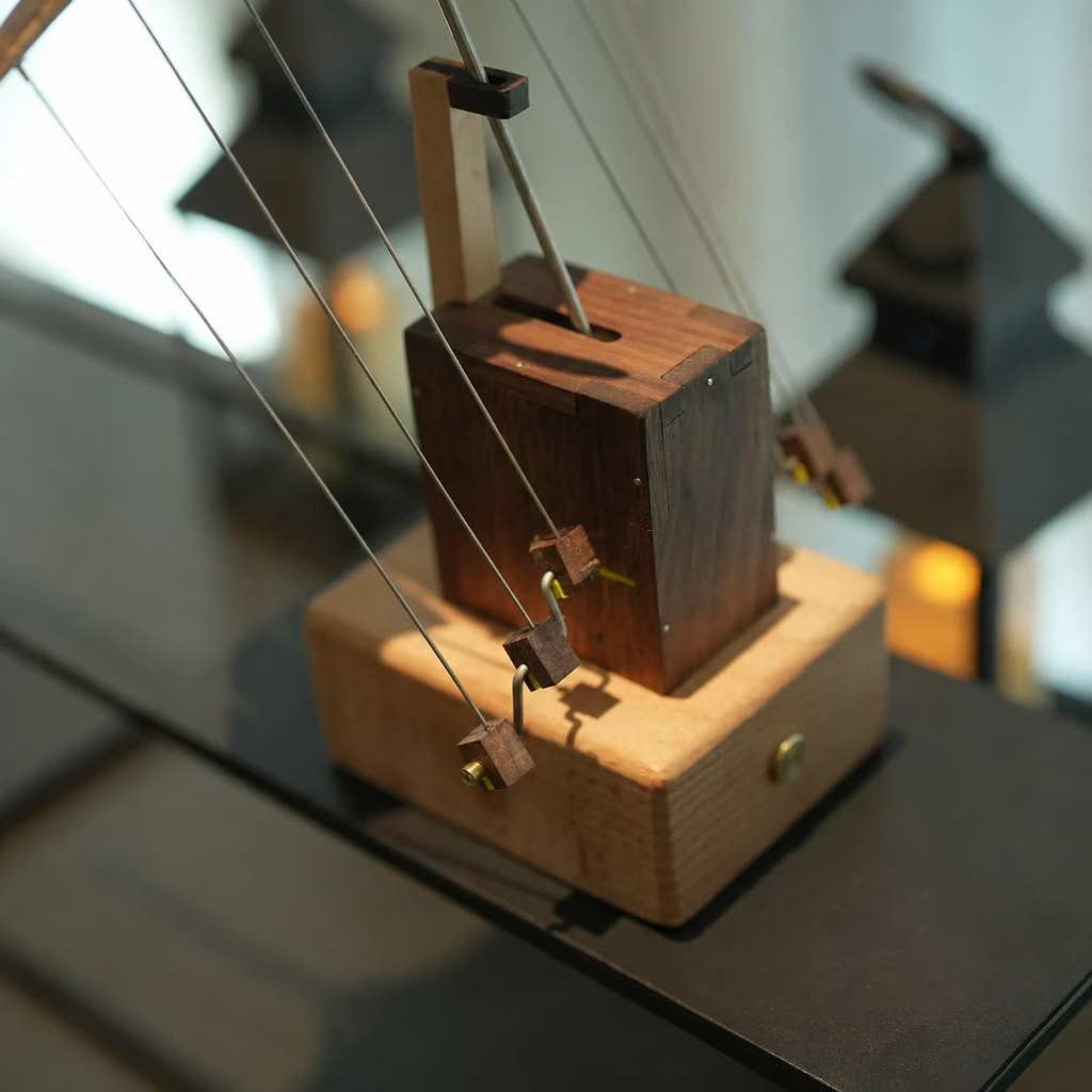 WoodlandGoods Manta Ray Automaton | Internal gear view