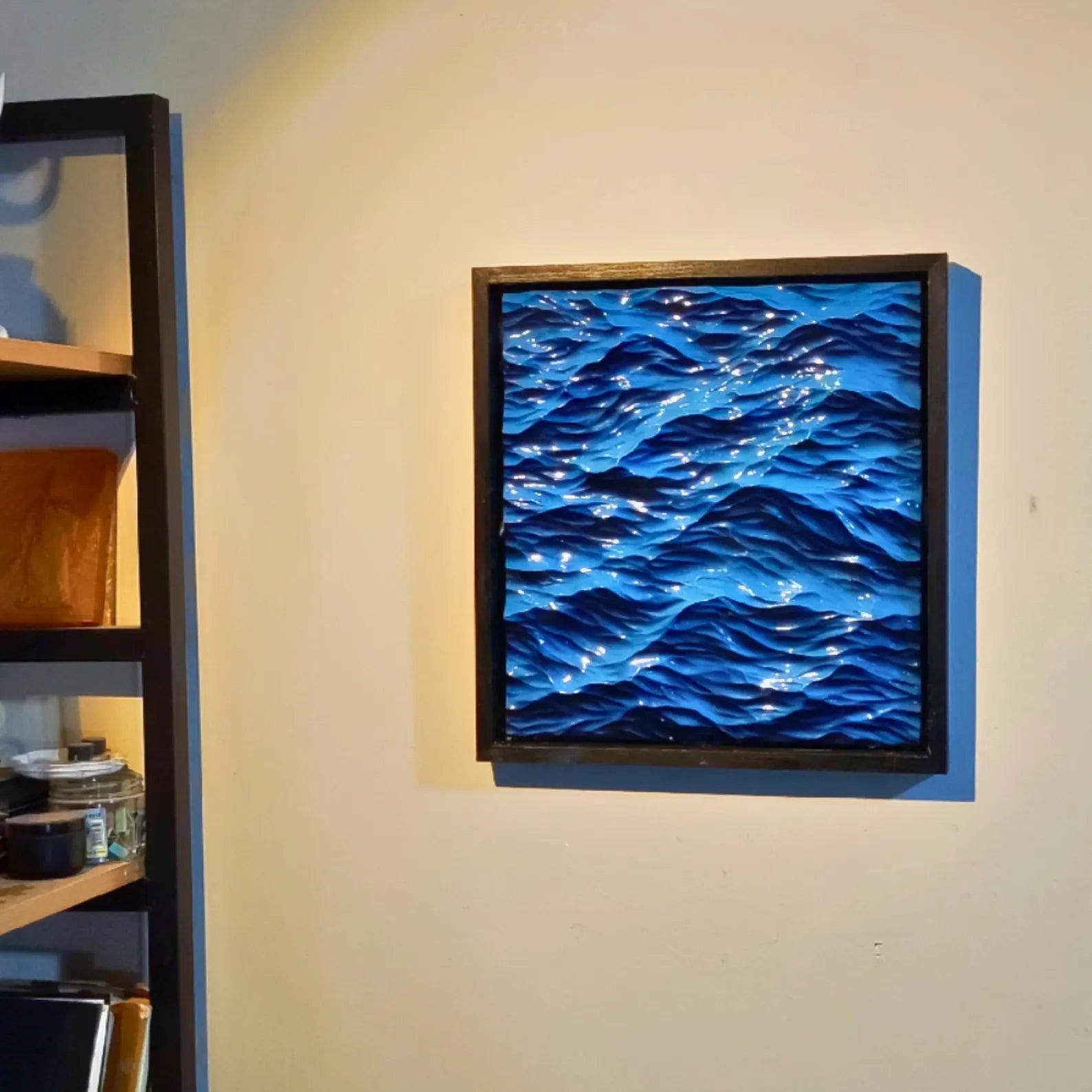 WoodlandGoods Mini Ocean Wave | Wall display view