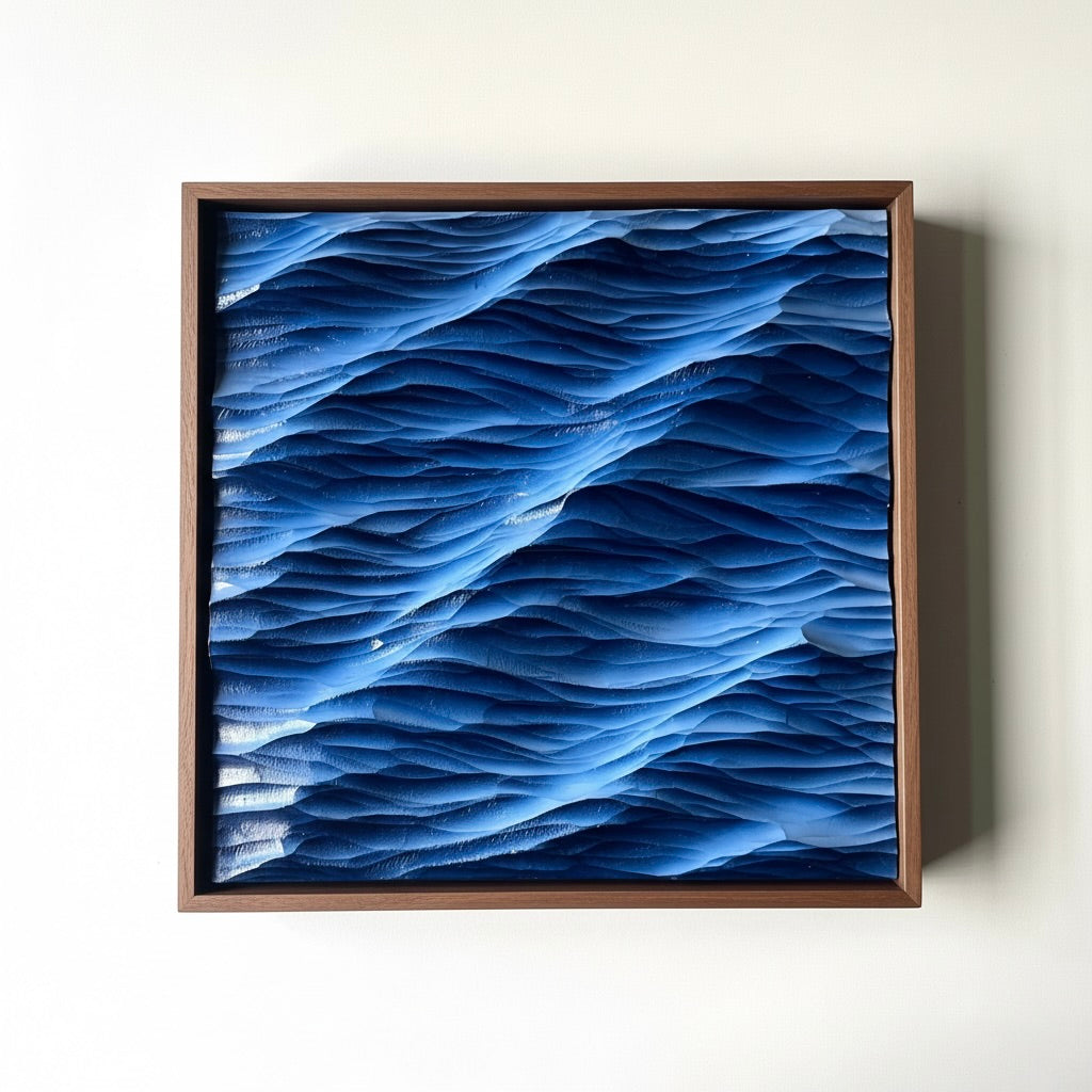 WoodlandGoods Mini Ocean Wave | Walnut frame finish