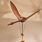 WoodlandGoods Swan Automaton | Carved bird detail
