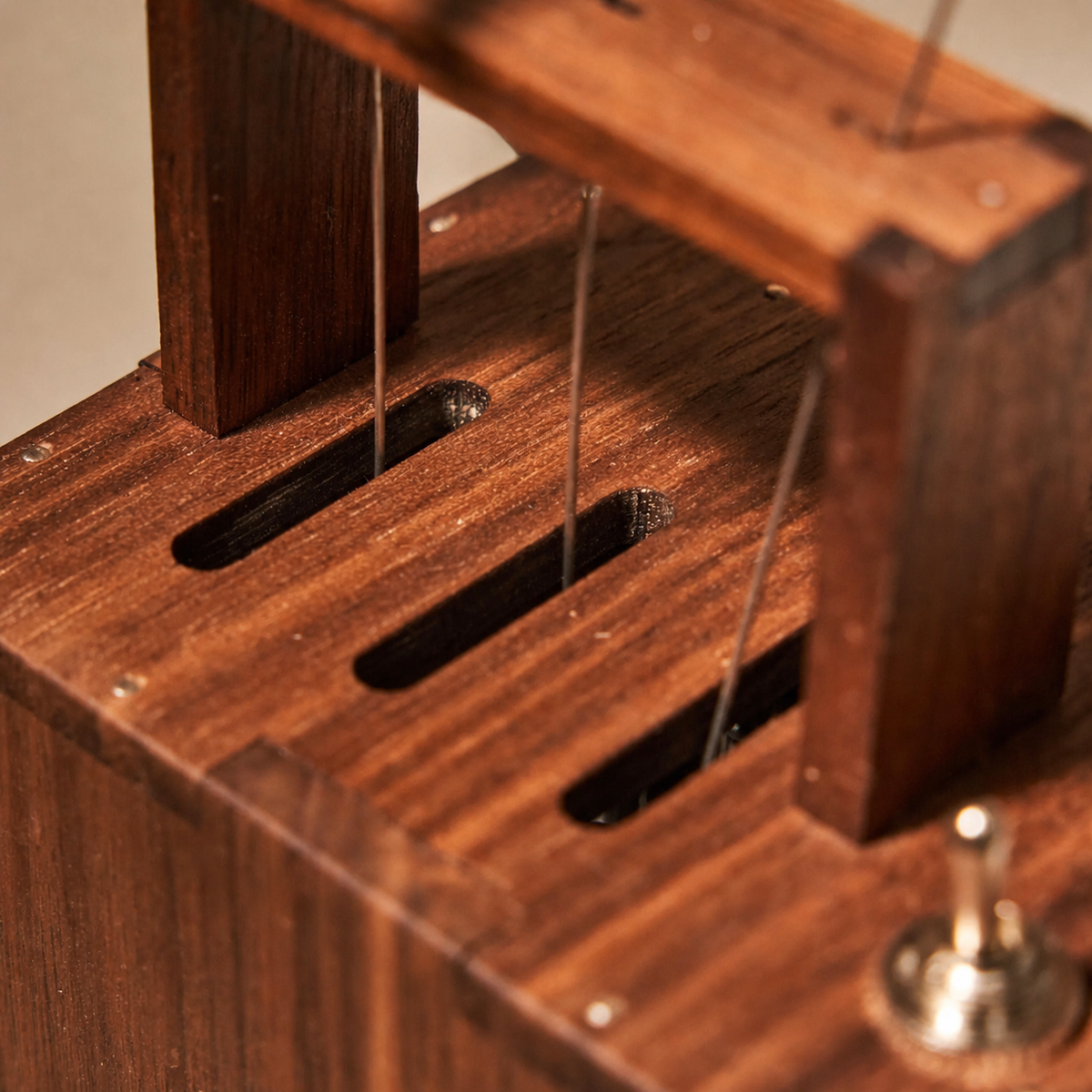 WoodlandGoods Whale Automaton | Suspension mechanism detail
