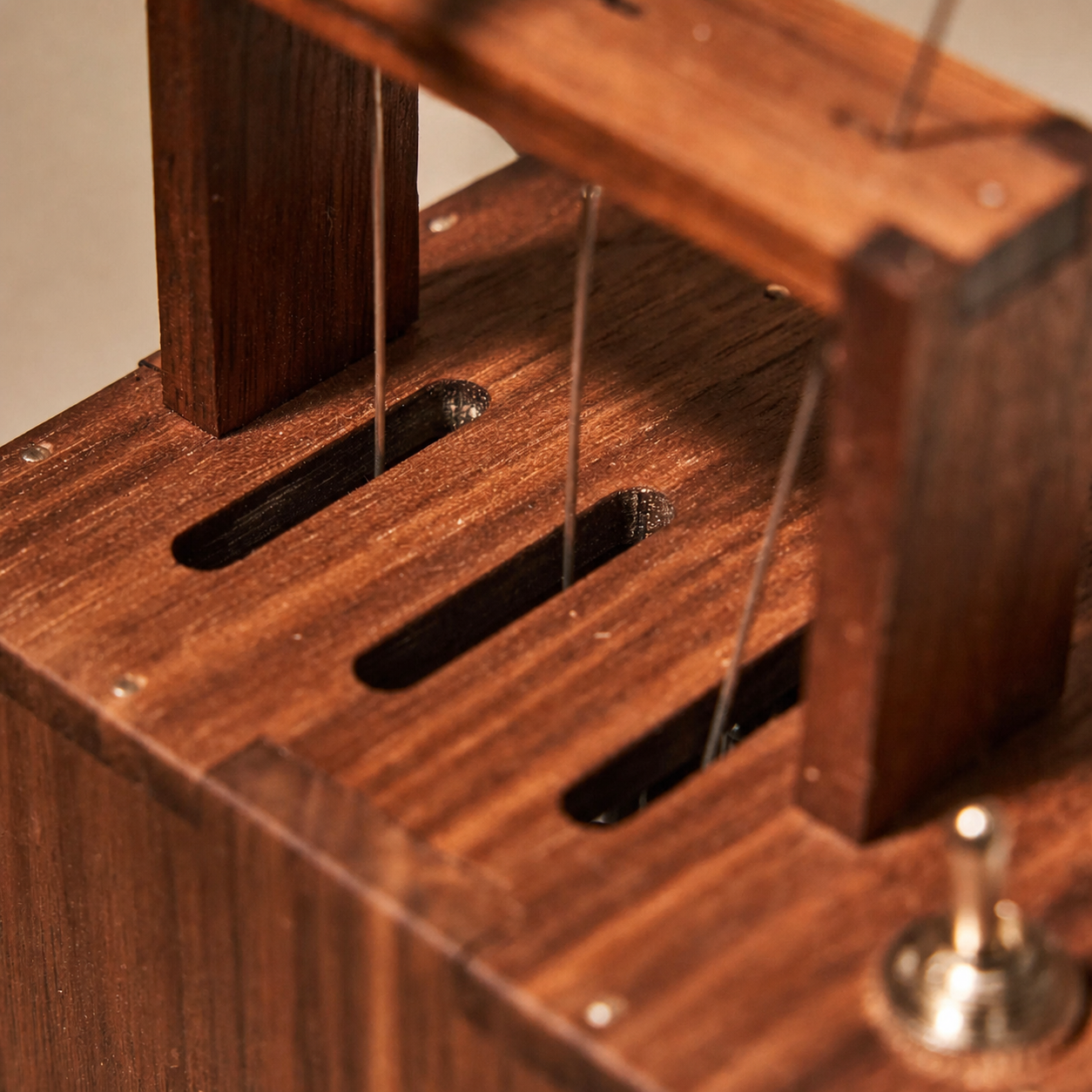 WoodlandGoods Whale Automaton | Suspension mechanism detail